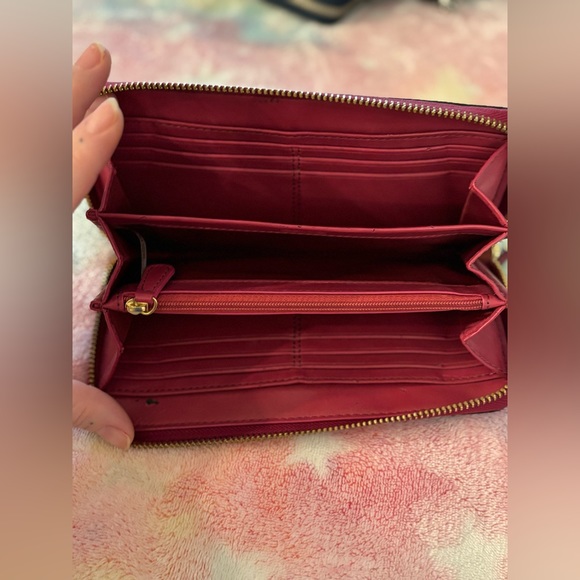 Coach Wallet In Snake Skin Pattern - Picture 4 of 6